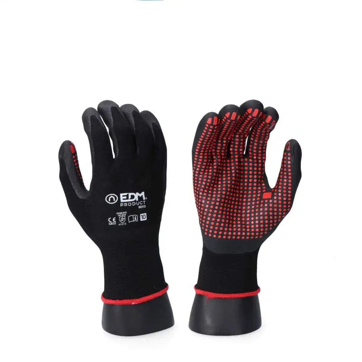 Gants de travail edm metal nylon nitrile industriels noir lycra_3659. DIAYTAR COTE D'IVOIRE - Là où Chaque Produit a son Histoire. Découvrez notre gamme de produits, chacun portant en lui le récit de l'artisanat et de la passion, pour vous offrir une expérience de shopping authentique.