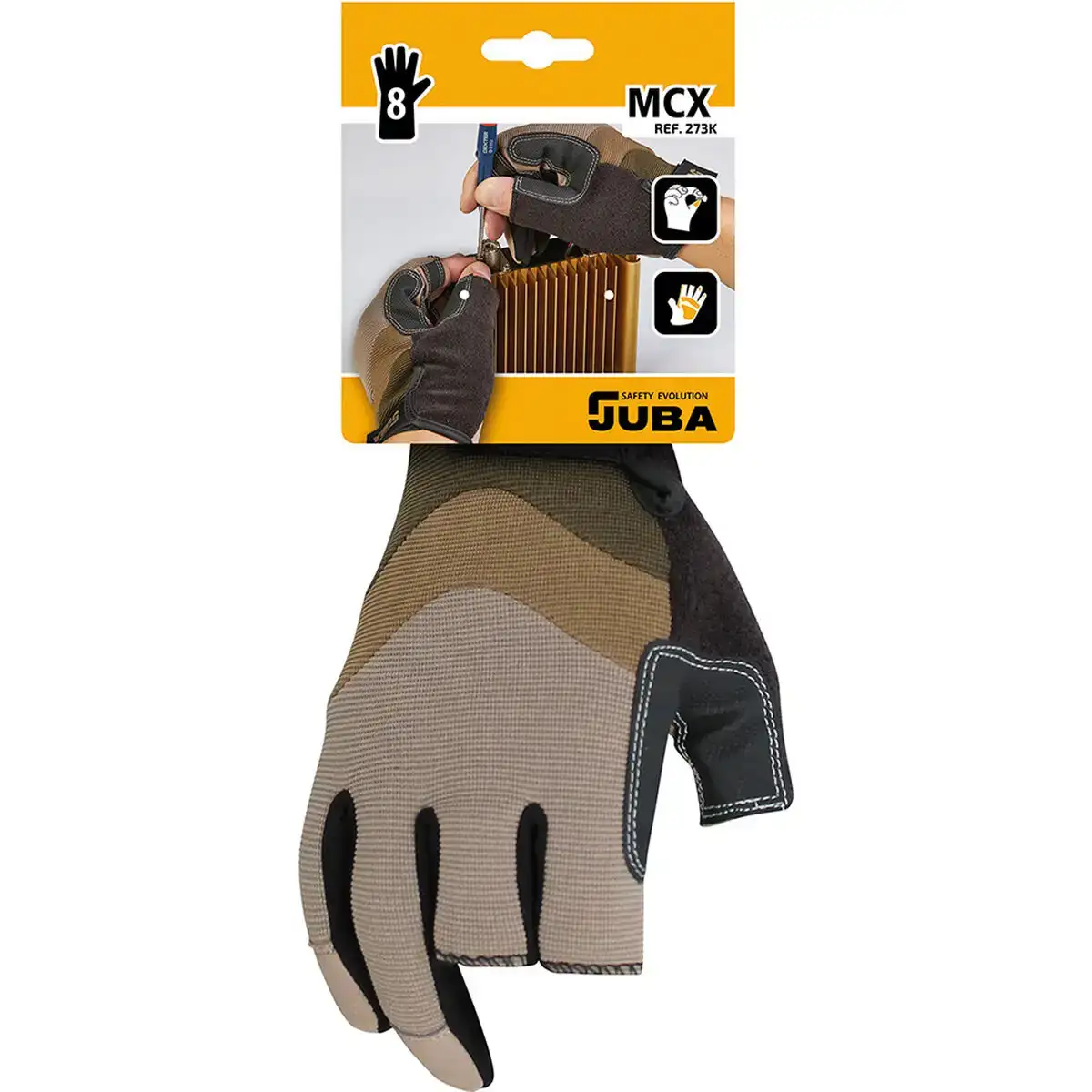 Gants de travail juba mecanix cut tactile spandex marron pvc_8734. DIAYTAR COTE D'IVOIRE - Où Choisir est un Acte de Création. Naviguez à travers notre plateforme et choisissez des produits qui complètent votre histoire personnelle.