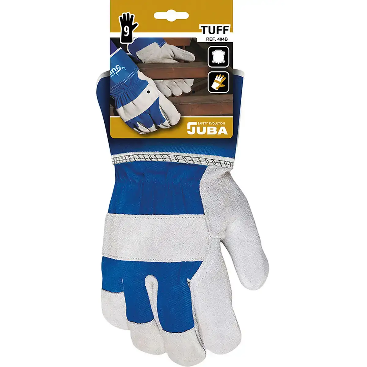 Gants de travail juba peau de vache daim bleu toile_1381. DIAYTAR COTE D'IVOIRE - Là où les Possibilités sont Infinies. Parcourez nos catégories et laissez-vous séduire par des produits qui enrichiront votre quotidien, du pratique à l'esthétique.