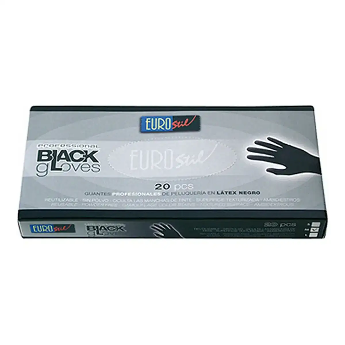 Gants jetables eurostil guantes latex noir moyen 20 uds _3157. DIAYTAR COTE D'IVOIRE - Là où le Shopping Devient une Expérience. Naviguez à travers notre catalogue diversifié et découvrez des produits qui ajoutent de la couleur et de la passion à votre vie.