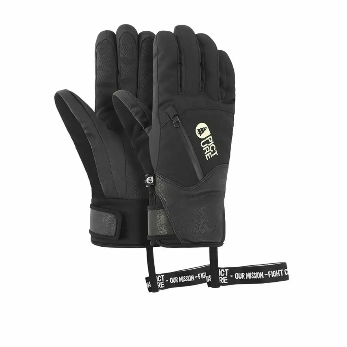 Gants picture kakisa noir_9464. DIAYTAR COTE D'IVOIRE - Où Chaque Produit est une Histoire à Raconter. Découvrez notre sélection de produits qui vous permettent de créer votre propre récit à travers vos achats.
