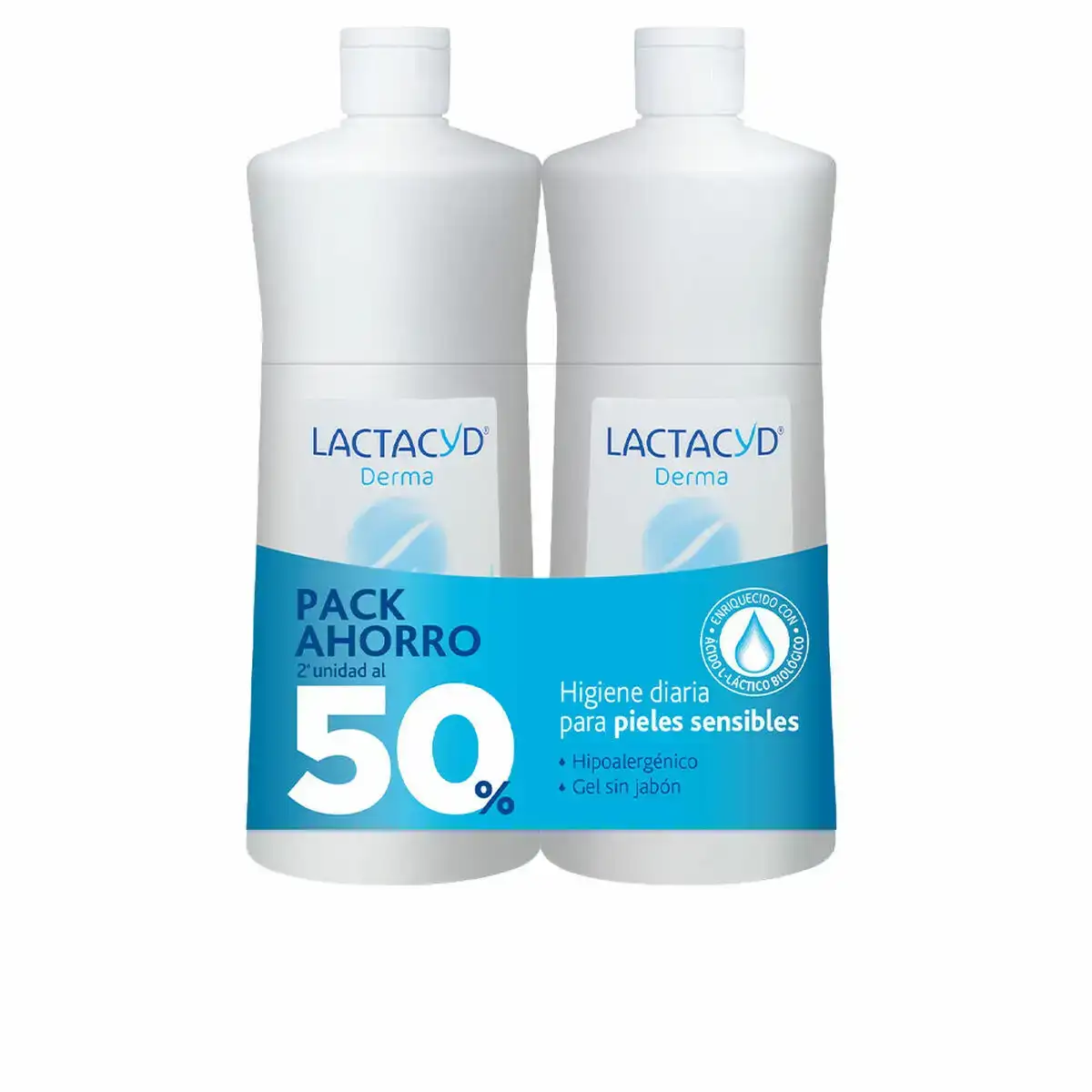 Gel de bain dermoprotector lactacyd derma 2 x 1 l peau sensible_9363. DIAYTAR COTE D'IVOIRE - Où Chaque Achat Raconte une Histoire. Explorez notre boutique en ligne et créez votre propre narration à travers notre diversité de produits, chacun portant une signification unique.