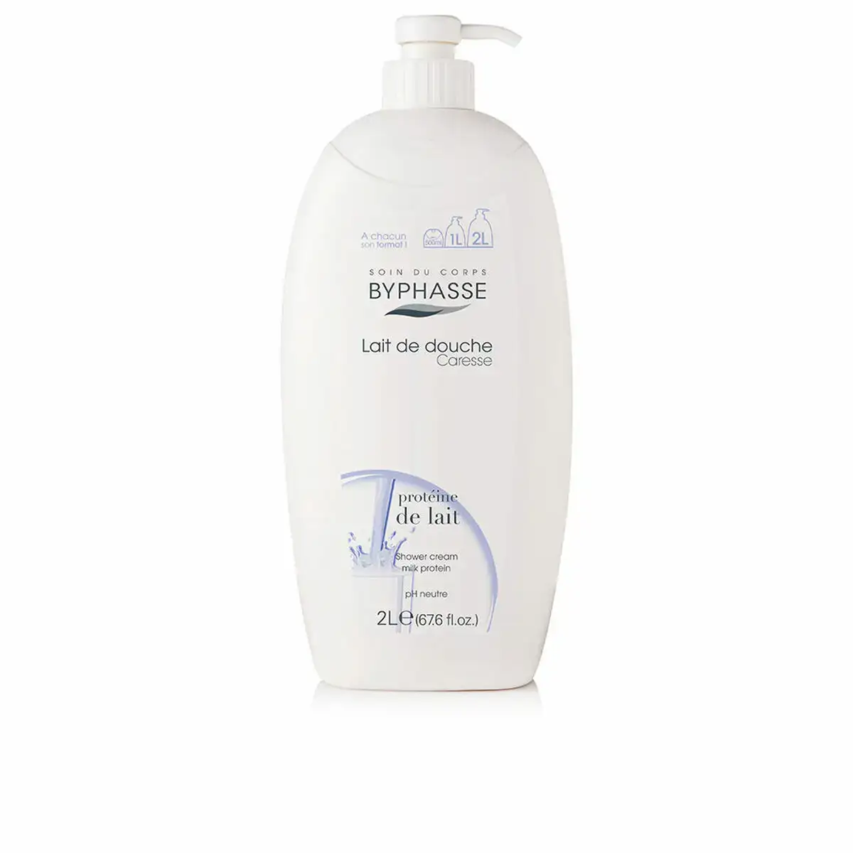 Gel de douche byphasse caresse gel de ducha proteines de lait 2 l_9528. DIAYTAR COTE D'IVOIRE - Votre Destination pour un Shopping Réfléchi. Découvrez notre gamme variée et choisissez des produits qui correspondent à vos valeurs et à votre style de vie.
