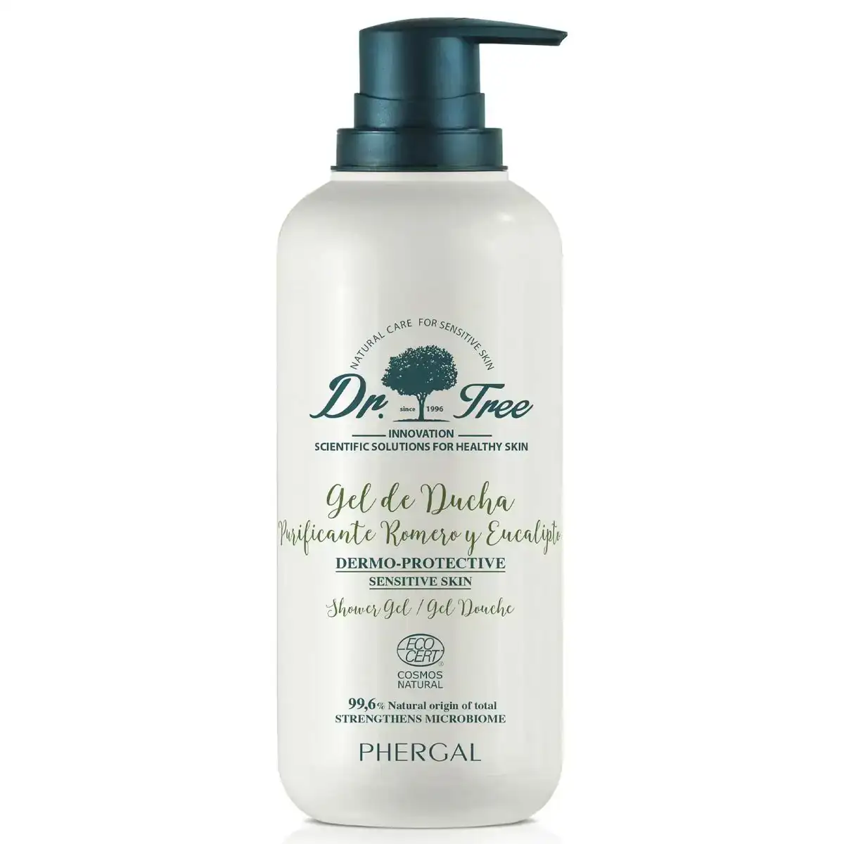 Gel de douche dr tree peau sensible eucalyptus romarin purificatrice 500 ml_7167. DIAYTAR COTE D'IVOIRE - Votre Portail vers l'Extraordinaire. Parcourez nos collections et découvrez des produits qui vous emmènent au-delà de l'ordinaire, créant une expérience de shopping mémorable.