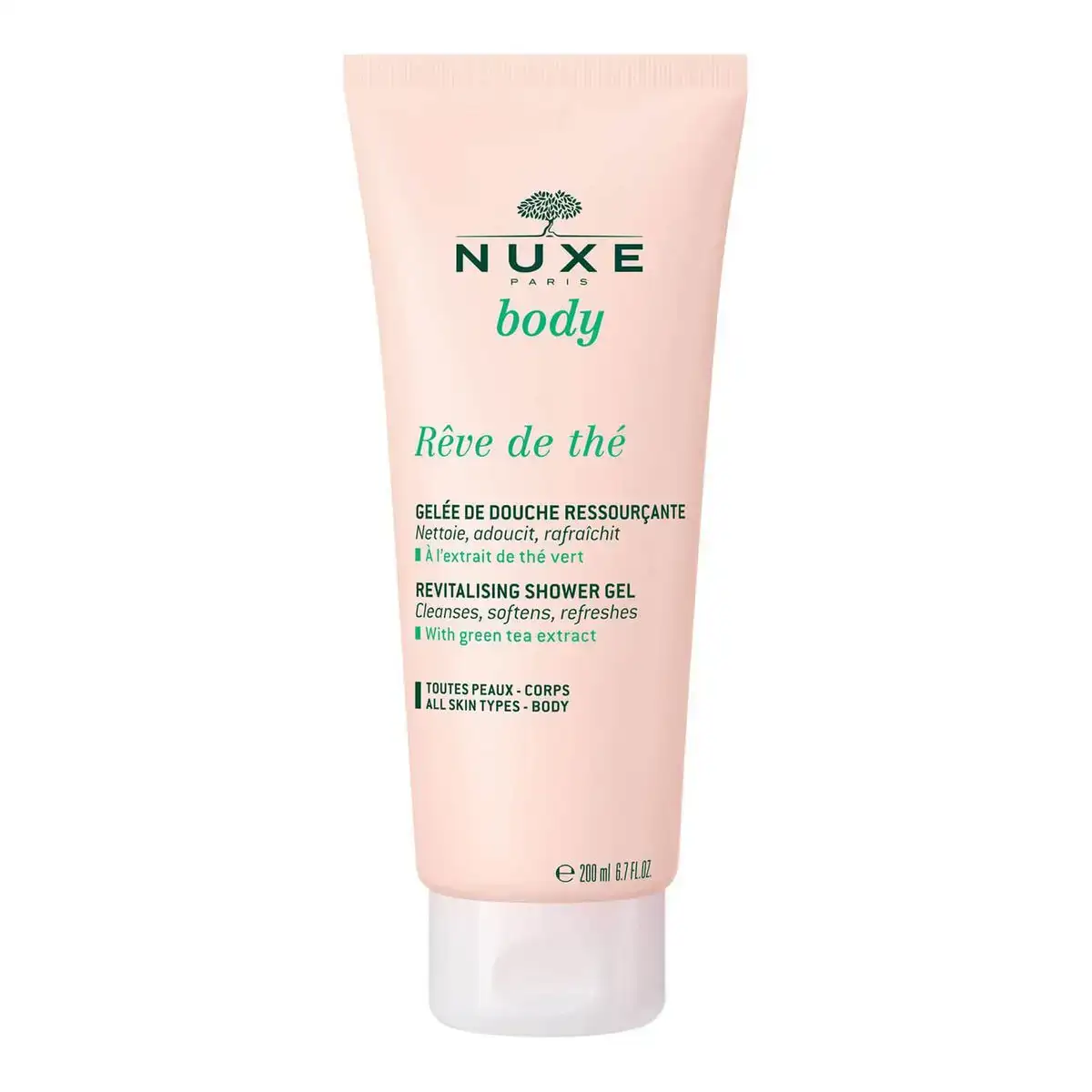 Gel de douche nuxe reve de the 200 ml_6339. DIAYTAR COTE D'IVOIRE - Là où le Shopping Devient une Expérience. Naviguez à travers notre catalogue diversifié et découvrez des produits qui ajoutent de la couleur et de la passion à votre vie.