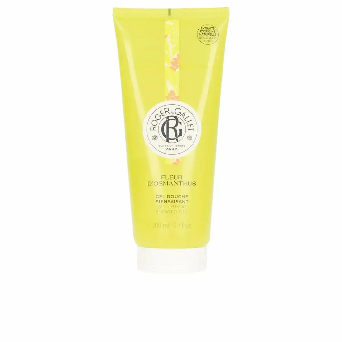 Gel de douche roger gallet fleur osmanthus 200 ml_8427. DIAYTAR COTE D'IVOIRE - Votre Passage vers la Découverte. Explorez notre boutique en ligne pour trouver des trésors qui vous attendent, du traditionnel à l'avant-garde.