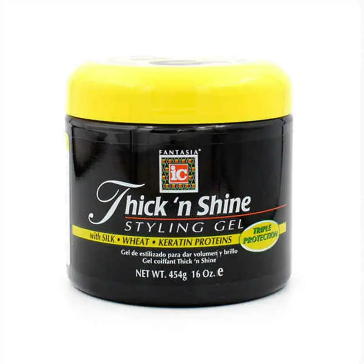 Gel de rasage fantasia ic thick n shine styling brille donne du volume keratine 454 ml _6932. DIAYTAR COTE D'IVOIRE - Votre Escale Shopping incontournable. Explorez notre boutique en ligne et dénichez des trésors qui reflètent la richesse culturelle et la modernité du Côte d'Ivoire.