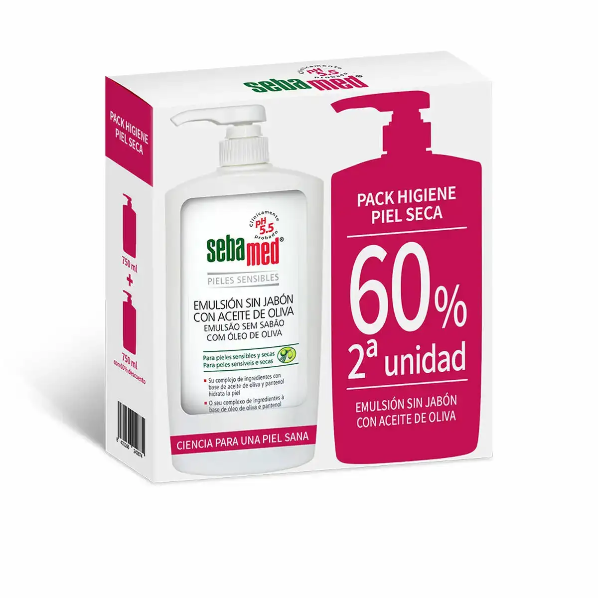 Gel douche sans savon sebamed peau seche huile d olive 2 unites_2400. DIAYTAR COTE D'IVOIRE - Votre Destination Shopping Inspirante. Explorez notre catalogue pour trouver des articles qui stimulent votre créativité et votre style de vie.