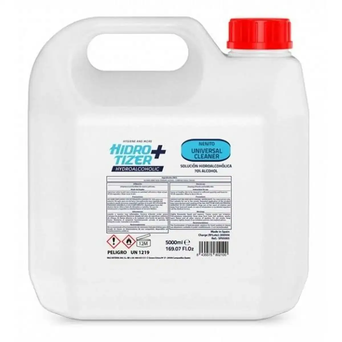 Gel hydroalcoolique hidrotizer plus 5 l_2414. Entrez dans l'Univers de DIAYTAR COTE D'IVOIRE - Où Chaque Produit a son Histoire. Explorez notre catalogue et découvrez des trésors qui racontent la riche culture du Côte d'Ivoire.