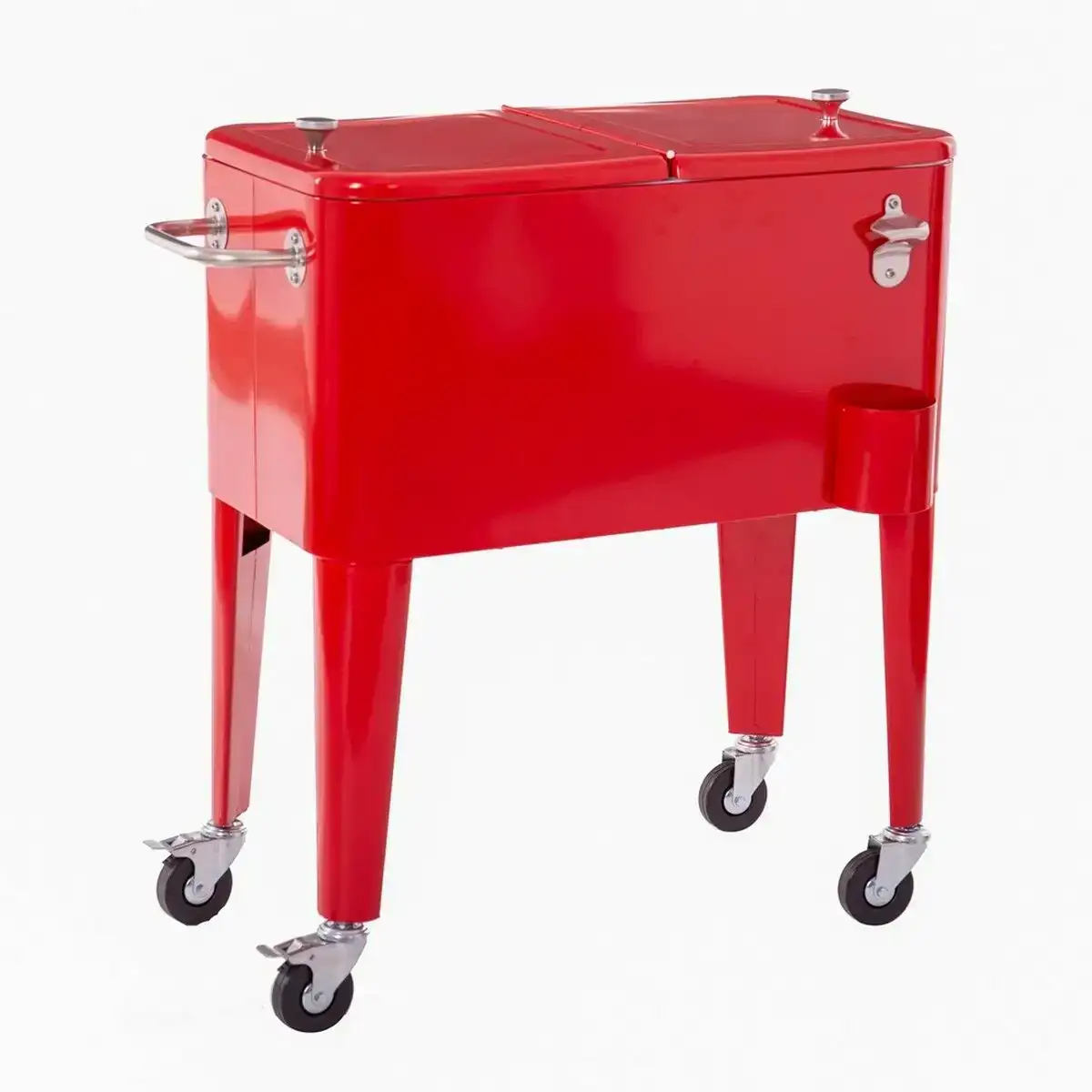 Glaciere fresh 74 x 43 x 80 cm rouge metal_1230. DIAYTAR COTE D'IVOIRE - Votre Portail Vers l'Exclusivité. Explorez notre boutique en ligne pour découvrir des produits uniques et raffinés, conçus pour ceux qui recherchent l'excellence.