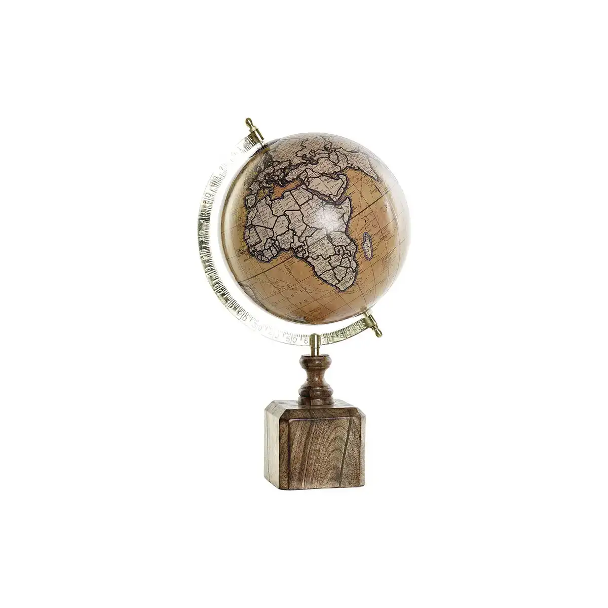 Globe terrestre dkd home decor 22 x 22 x 40 cm 22 x 20 x 40 cm dore marron colonial_3165. Bienvenue sur DIAYTAR COTE D'IVOIRE - Votre Destination Shopping à la Côte d'Ivoireaise. Explorez notre boutique en ligne et découvrez une gamme variée de produits qui capturent l'esprit du Côte d'Ivoire.