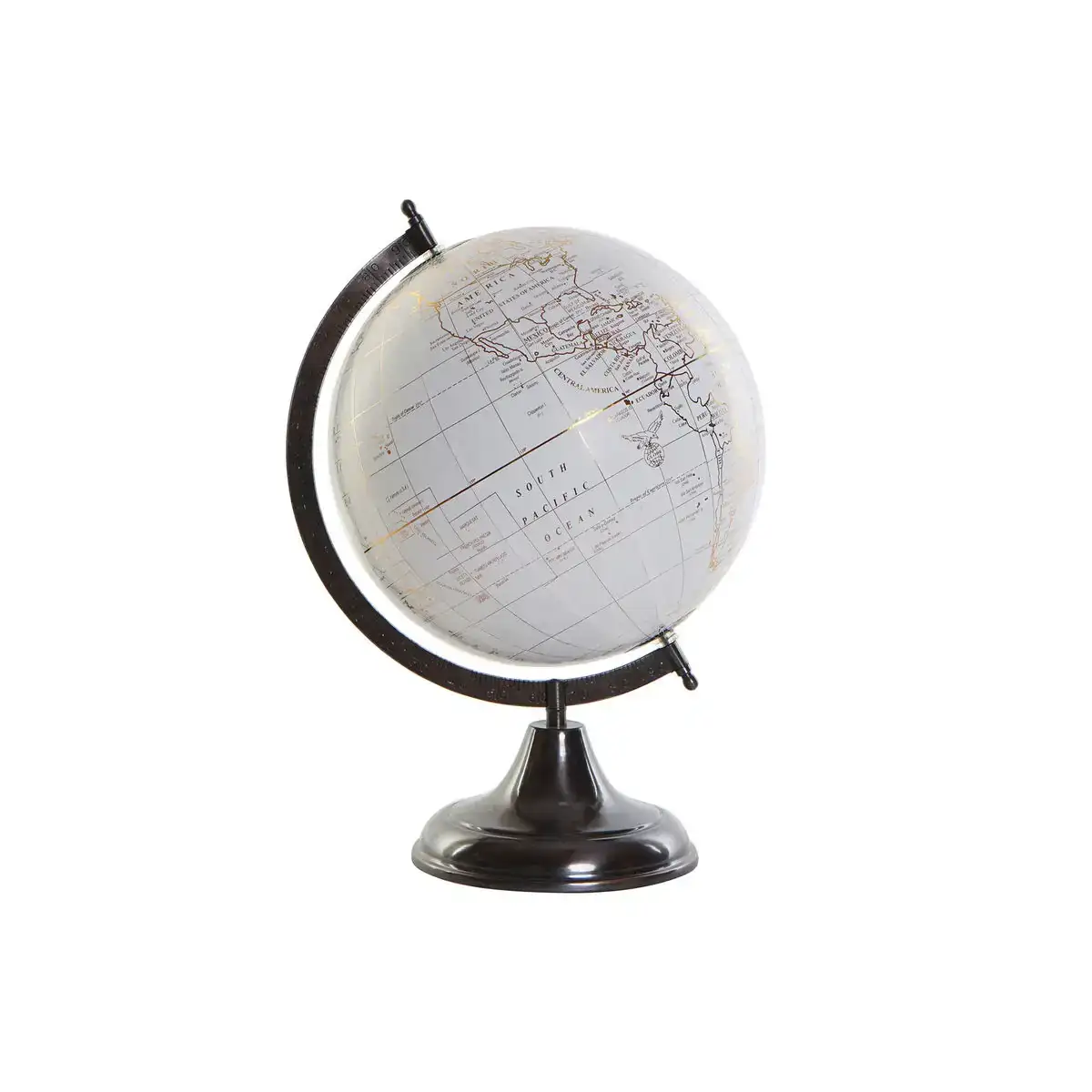 Globe terrestre dkd home decor rose metal blanc pvc 28 x 25 x 33 cm _5973. DIAYTAR COTE D'IVOIRE - Un Monde de Possibilités à Portée de Clic. Parcourez notre site web pour découvrir des sélections infinies, de l'épicerie aux bijoux, et vivez une expérience d'achat sans pareil.