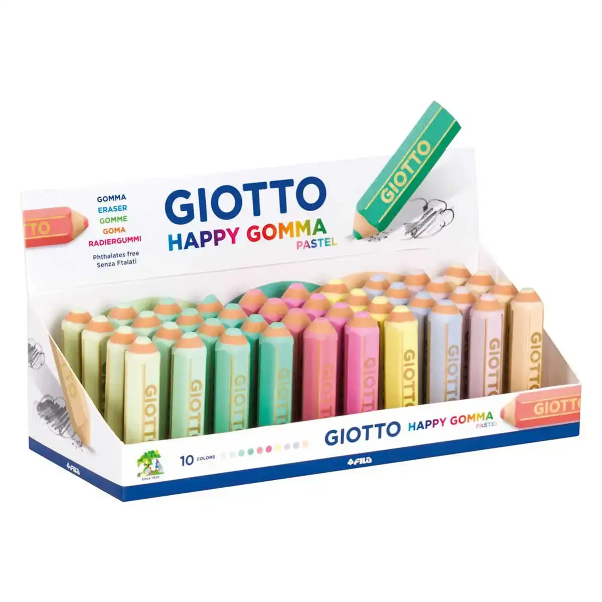 Gomme giotto happy gomma multicouleur gateau 40 unites _9021. Entrez dans le Monde de DIAYTAR COTE D'IVOIRE - Où la Satisfaction est la Priorité. Explorez notre sélection pensée pour vous offrir une expérience de shopping qui va au-delà de vos attentes.