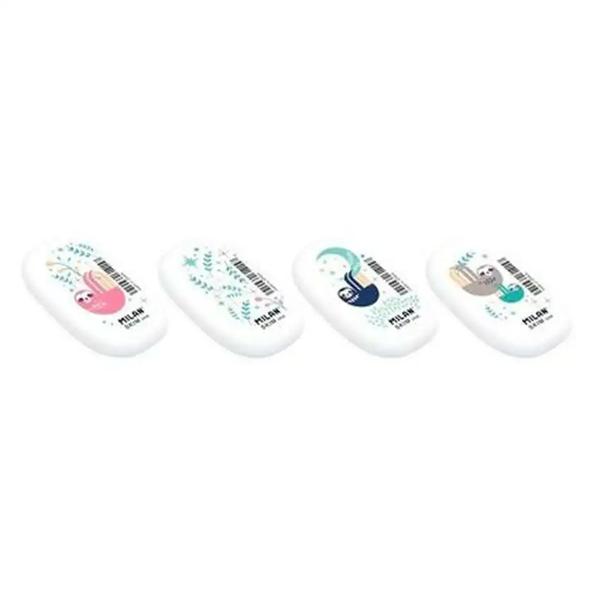 Gomme milan cuddle collection lot 6 4 x 4 x 0 9 cm blanc 16 unites _7966. DIAYTAR COTE D'IVOIRE - Votre Destination pour un Shopping Réfléchi. Découvrez notre gamme variée et choisissez des produits qui correspondent à vos valeurs et à votre style de vie.