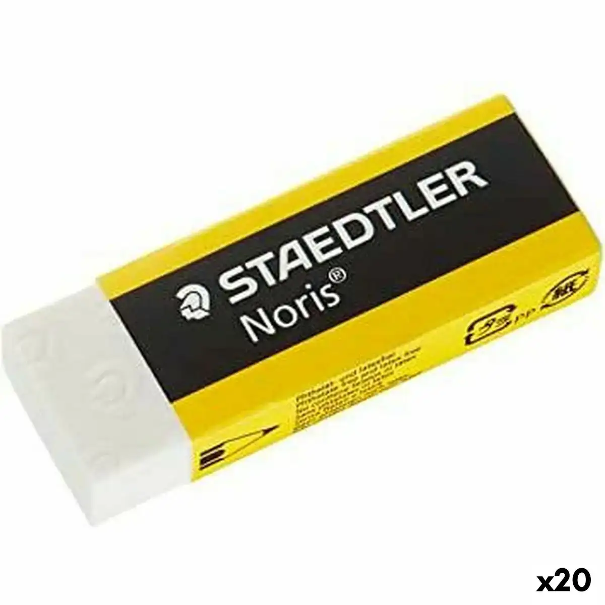 Gomme staedtler noris 20 unites _8393. Entrez dans l'Univers de DIAYTAR COTE D'IVOIRE - Où Choisir est un Plaisir. Explorez notre gamme variée et trouvez des articles qui parlent à votre cœur et à votre style.