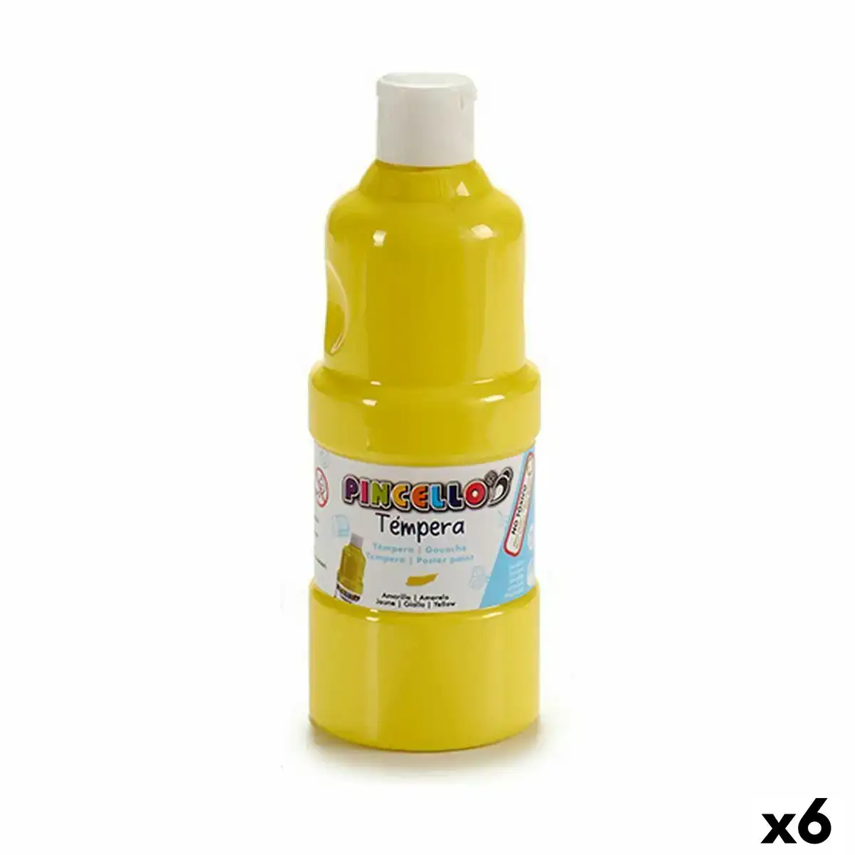 Gouache jaune 400 ml 6 unites _8241. DIAYTAR COTE D'IVOIRE - Où Choisir est un Plaisir Responsable. Explorez notre boutique en ligne et adoptez des produits qui reflètent notre engagement envers la durabilité.