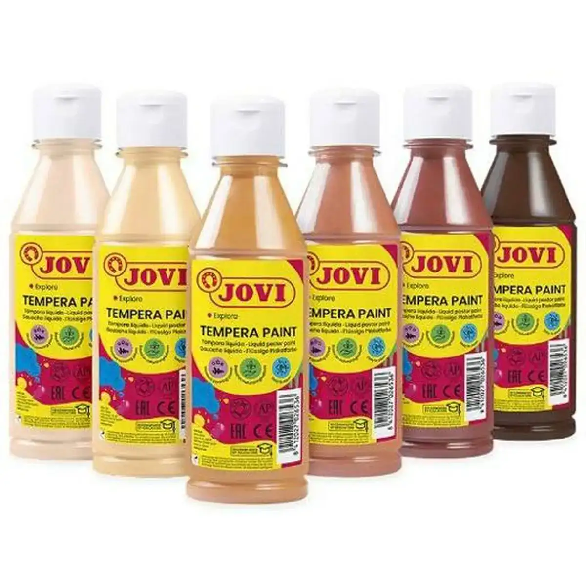 Gouache jovi 6 unites 250 ml multicouleur_5315. DIAYTAR COTE D'IVOIRE - Votre Portail Vers l'Exclusivité. Explorez notre boutique en ligne pour trouver des produits uniques et exclusifs, conçus pour les amateurs de qualité.