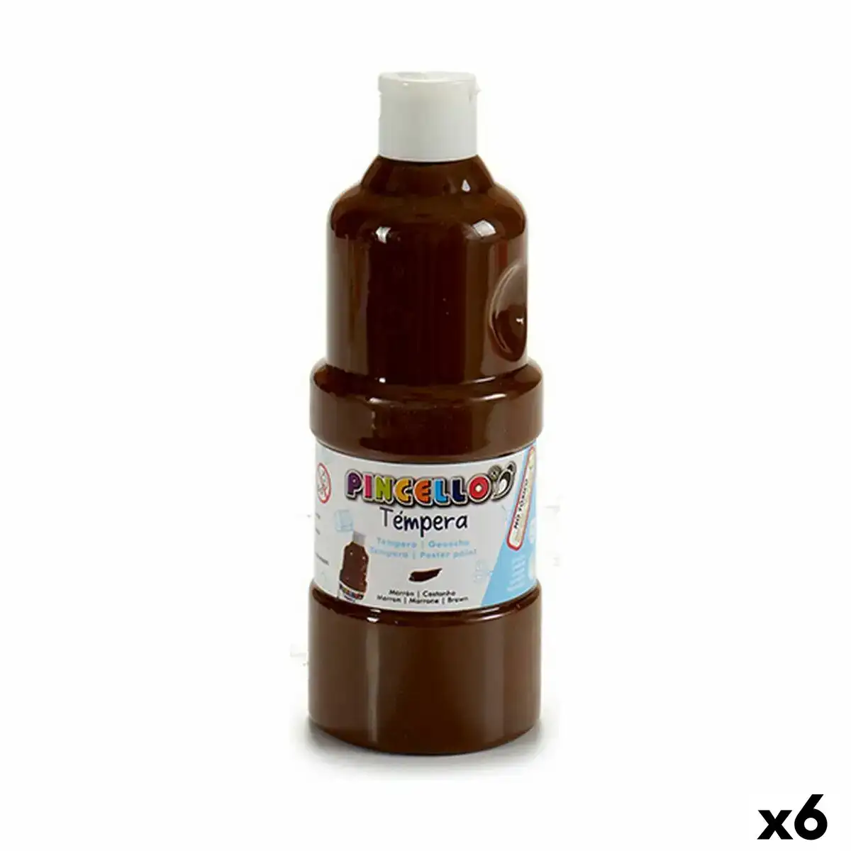 Gouache marron 400 ml 6 unites _5116. DIAYTAR COTE D'IVOIRE - Votre Plateforme pour un Shopping Inspiré. Explorez nos offres variées et découvrez des articles qui stimulent votre créativité et embellissent votre vie.