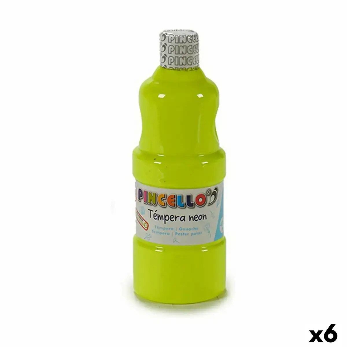 Gouache neon jaune 400 ml 6 unites _8663. DIAYTAR COTE D'IVOIRE - L'Art de Choisir, l'Art de Vivre. Explorez notre univers de produits soigneusement sélectionnés pour vous offrir une expérience shopping riche et gratifiante.