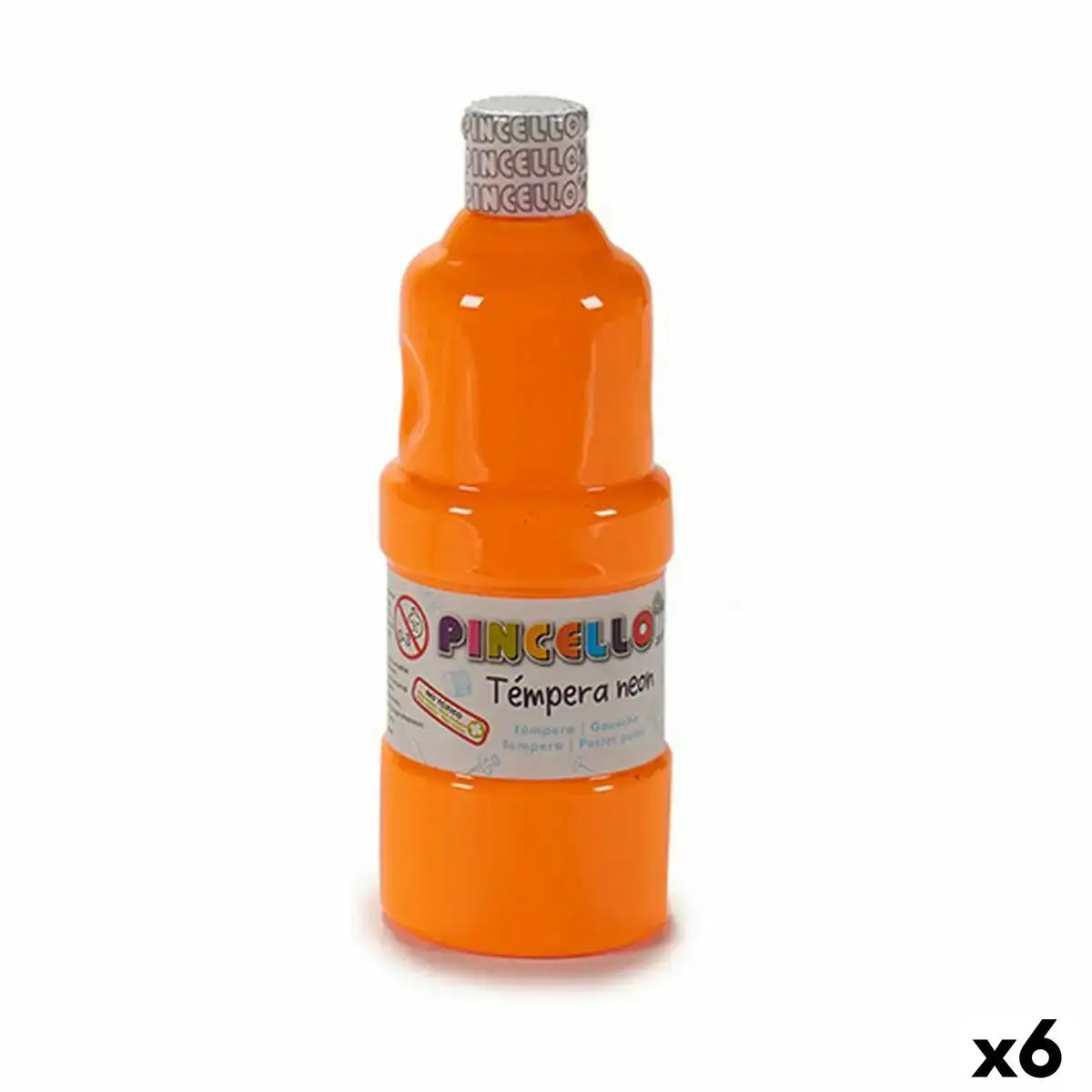 Gouache neon orange 400 ml 6 unites _6668. DIAYTAR COTE D'IVOIRE - L'Art de Choisir, l'Art de Se Distinquer. Naviguez à travers notre catalogue et choisissez des produits qui ajoutent une note d'élégance à votre style unique.