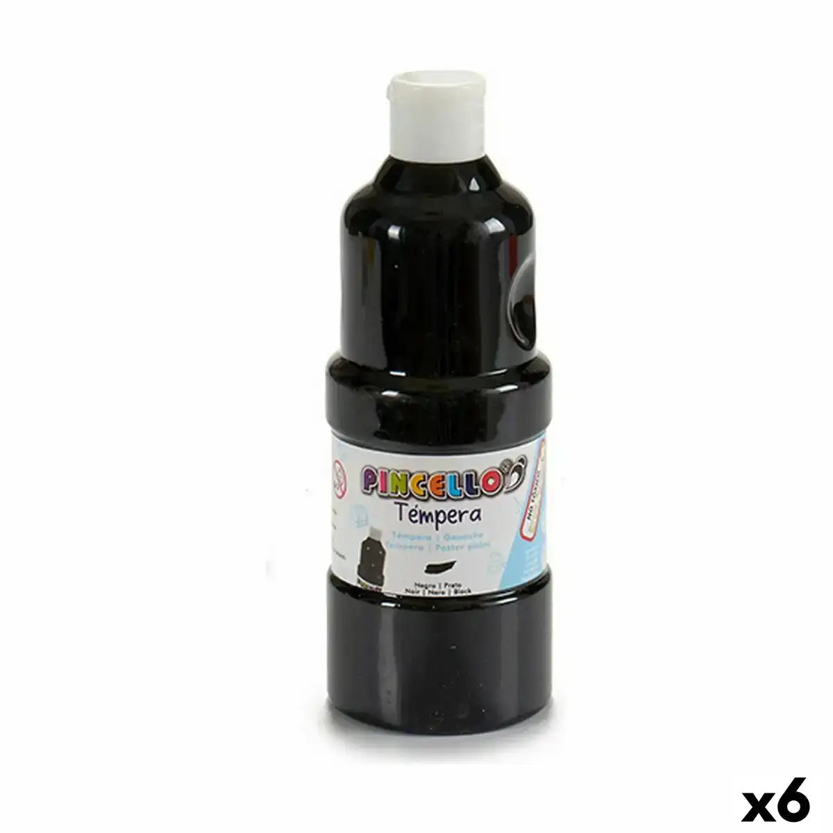 Gouache noir 400 ml 6 unites _9194. DIAYTAR COTE D'IVOIRE - Où Choisir est une Célébration de l'Artisanat. Explorez notre boutique en ligne et choisissez des articles qui incarnent l'art et le savoir-faire du Côte d'Ivoire.