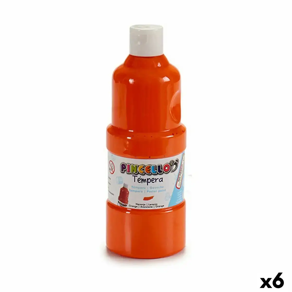 Gouache orange 400 ml 6 unites _4199. DIAYTAR COTE D'IVOIRE - Où la Qualité et la Diversité Fusionnent. Explorez notre boutique en ligne pour découvrir une gamme variée de produits qui incarnent l'excellence et l'authenticité.