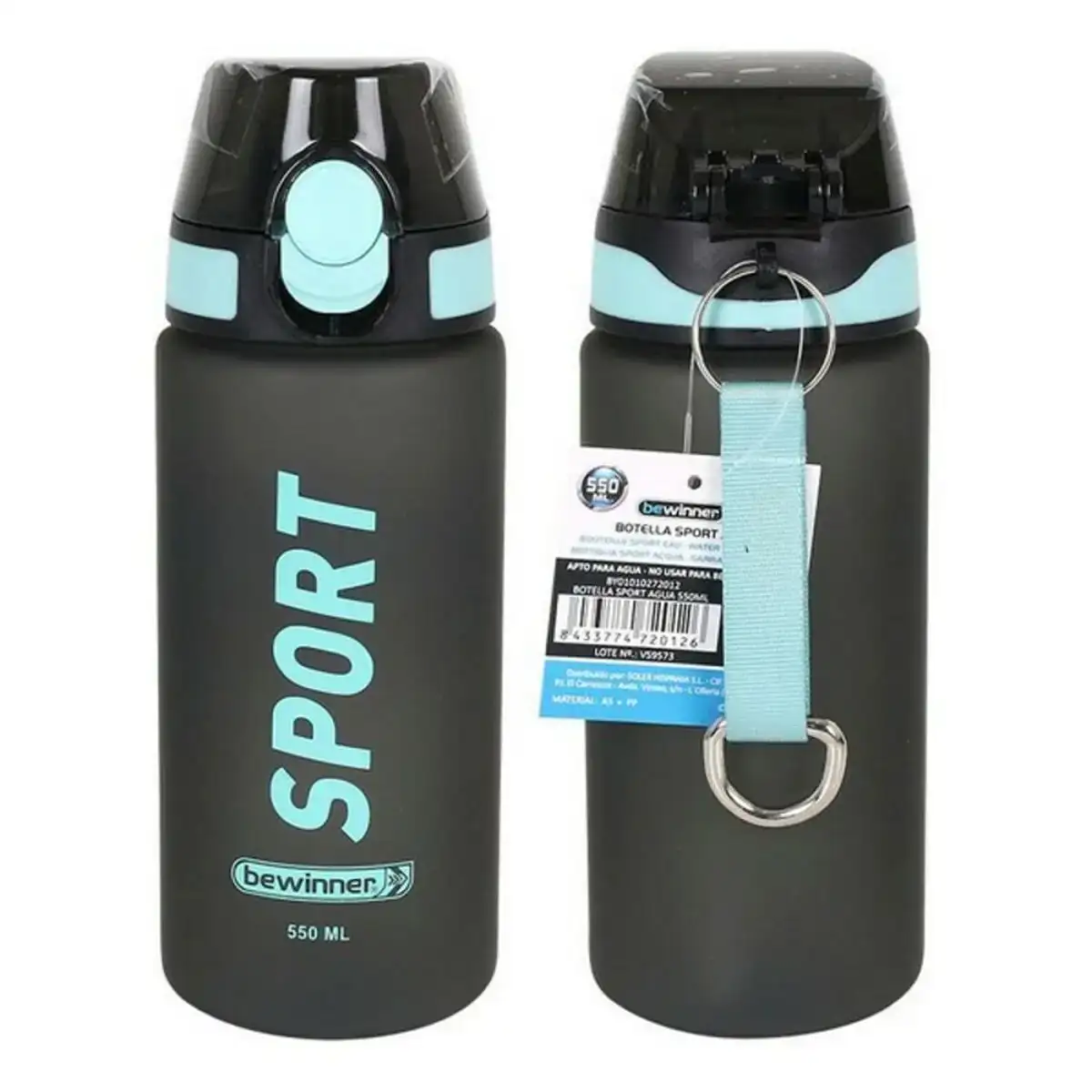 Gourde de sport sport bewinner 7 x 20 5 cm_9607. DIAYTAR COTE D'IVOIRE - Votre Plateforme Shopping, Votre Choix Éclairé. Explorez nos offres et choisissez des articles de qualité qui reflètent votre style et vos valeurs.