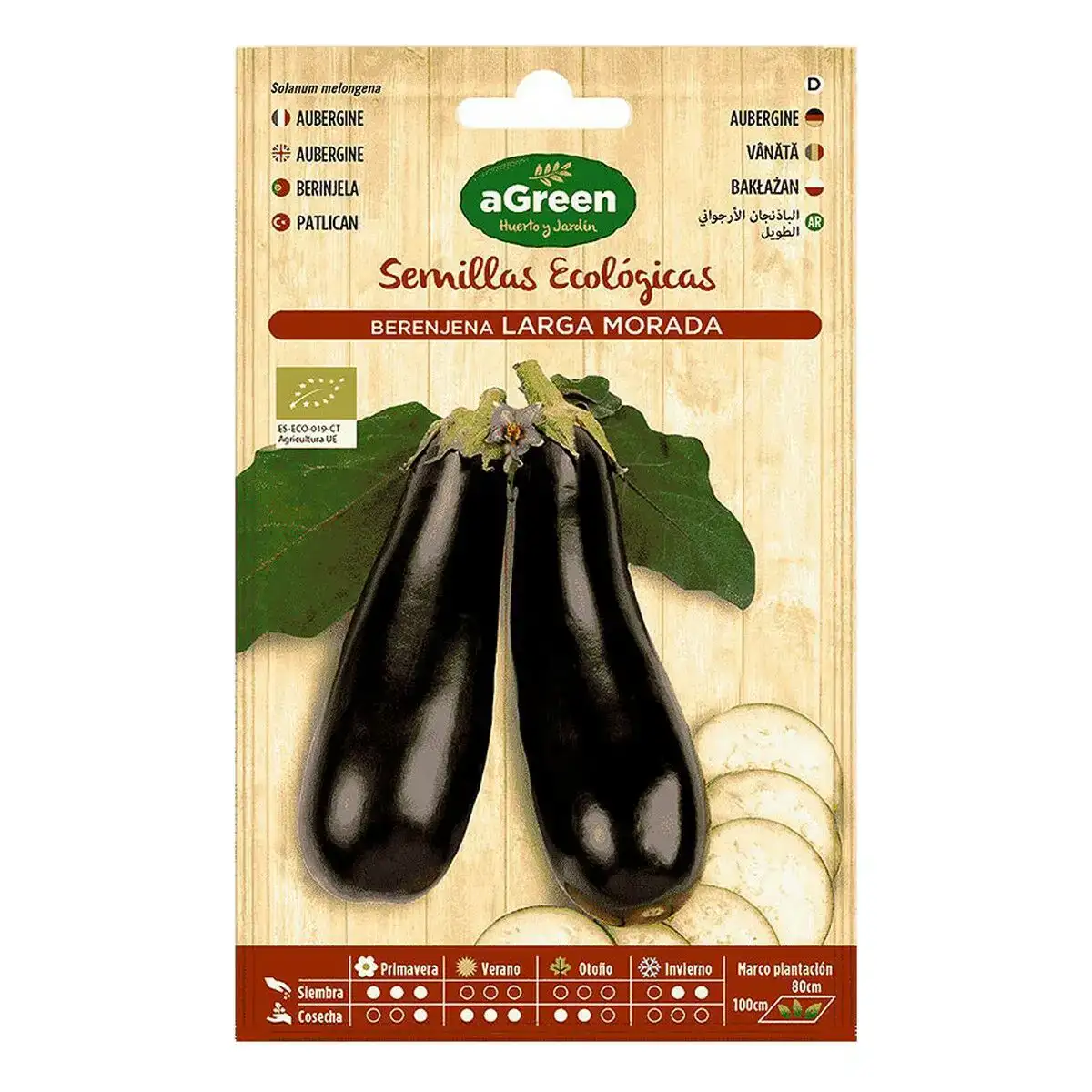 Graines agreen ecologique aubergine_2256. DIAYTAR COTE D'IVOIRE - Là où la Beauté Rencontre la Fonctionnalité. Parcourez notre sélection pour trouver des produits qui allient esthétique et praticité, pour un quotidien sublimé.