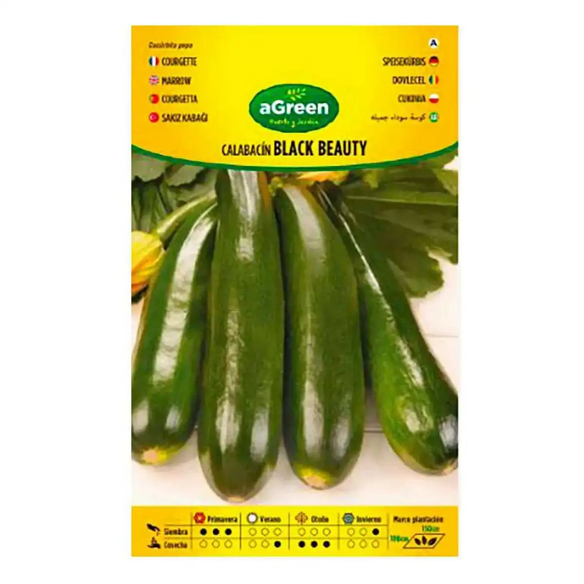 Graines agreen ecologique courgette_5815. DIAYTAR COTE D'IVOIRE - Où la Qualité et la Diversité Fusionnent. Explorez notre boutique en ligne pour découvrir une gamme variée de produits qui incarnent l'excellence et l'authenticité.