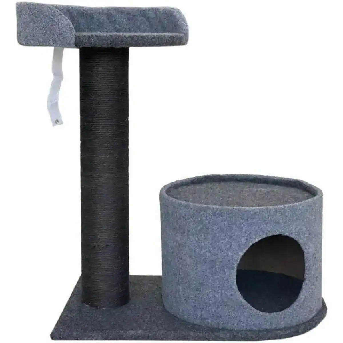 Grattoir pour chats tobby noir gris 65 x 55 x 35 cm_7748. DIAYTAR COTE D'IVOIRE - Votre Destination Shopping d'Exception. Parcourez nos rayons virtuels et choisissez des produits qui incarnent l'excellence et la diversité.