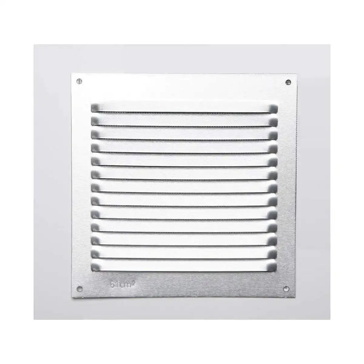 Grille fepre aluminium chrome 15 x 15 cm _7008. Entrez dans l'Univers de DIAYTAR COTE D'IVOIRE - Où Chaque Produit a son Histoire. Explorez notre catalogue et découvrez des trésors qui racontent la riche culture du Côte d'Ivoire.
