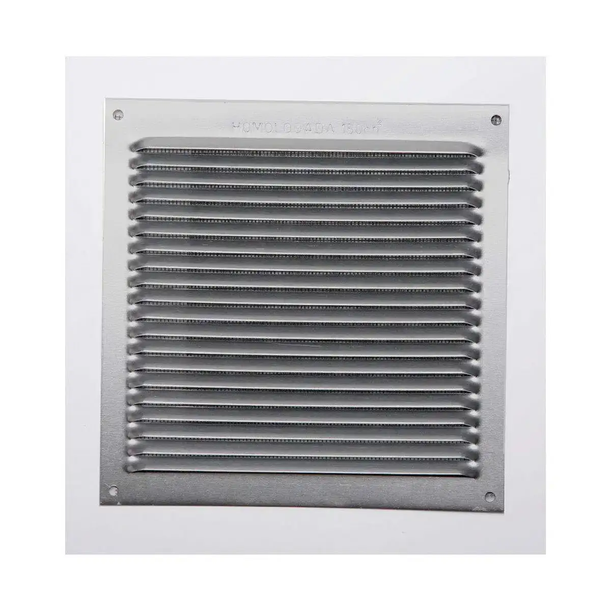 Grille fepre aluminium chrome 17 x 17 cm _5202. Bienvenue chez DIAYTAR COTE D'IVOIRE - Où Chaque Produit a son Âme. Découvrez notre gamme et choisissez des articles qui résonnent avec votre personnalité et vos valeurs.