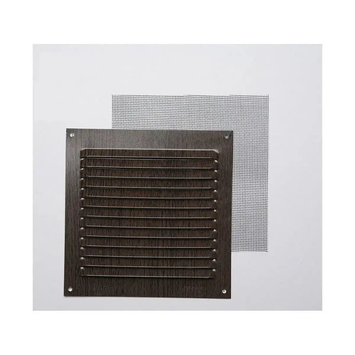 Grille fepre moustiquaire aluminium wengue 15 x 15 cm _6320. DIAYTAR COTE D'IVOIRE - L'Art de Choisir, l'Art de Se Distinquer. Naviguez à travers notre catalogue et choisissez des produits qui ajoutent une note d'élégance à votre style unique.