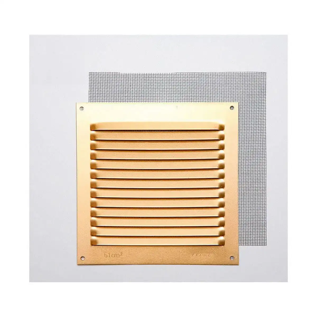 Grille fepre moustiquaire dore aluminium 15 x 15 cm _6995. Découvrez DIAYTAR COTE D'IVOIRE - Là où le Choix Rencontre la Qualité. Parcourez notre gamme diversifiée et choisissez parmi des produits conçus pour exceller dans tous les aspects de votre vie.