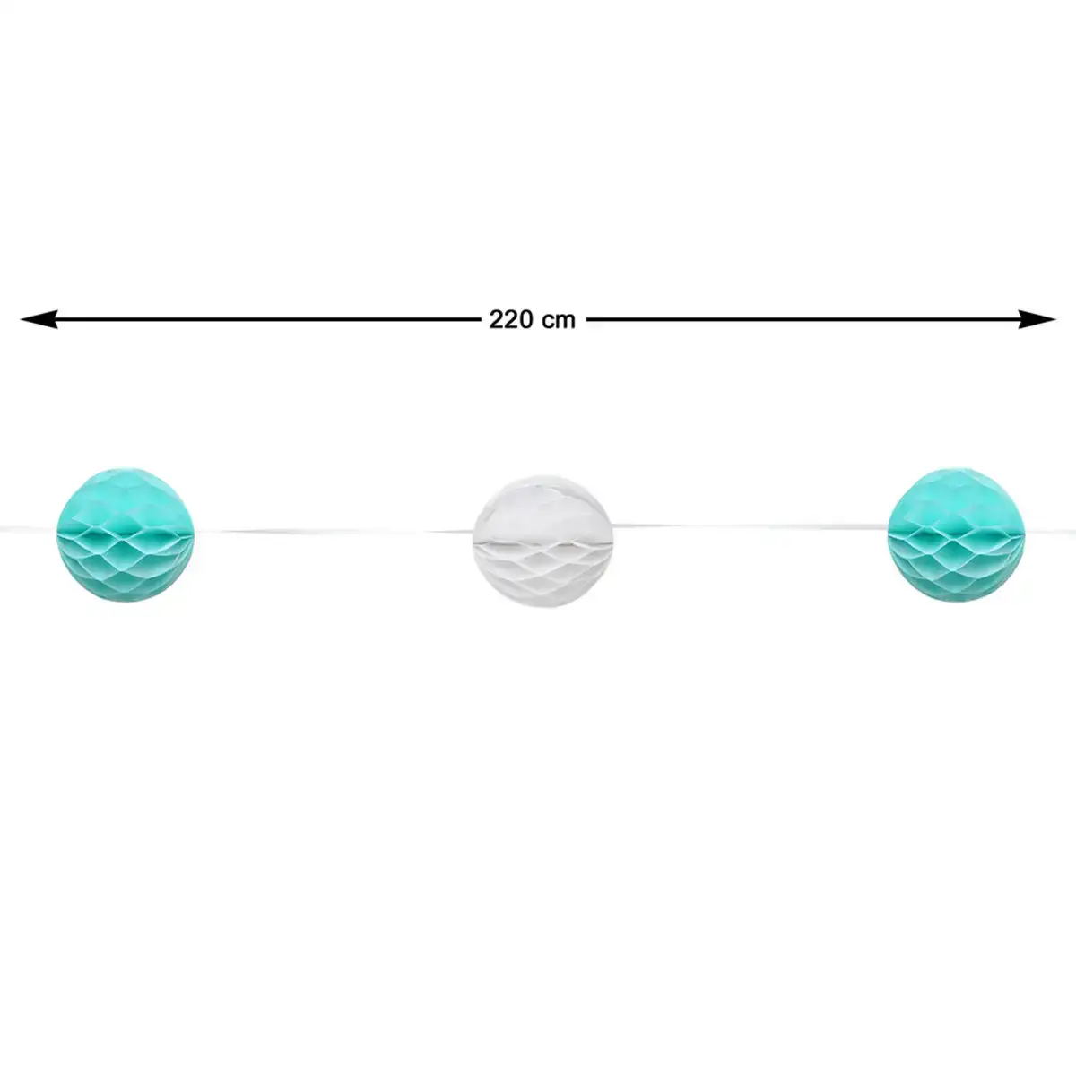 Guirlande 220 cm celeste decoration_2700. Entrez dans DIAYTAR COTE D'IVOIRE - Où Chaque Détail Compte. Explorez notre boutique en ligne pour trouver des produits de haute qualité, soigneusement choisis pour répondre à vos besoins et vos désirs.