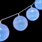 Guirlande de boules led o 6 cm 2 m blanc_7213. DIAYTAR COTE D'IVOIRE - Là où Vos Rêves Prendent Forme. Plongez dans notre catalogue diversifié et trouvez des produits qui enrichiront votre quotidien, du pratique à l'exceptionnel.