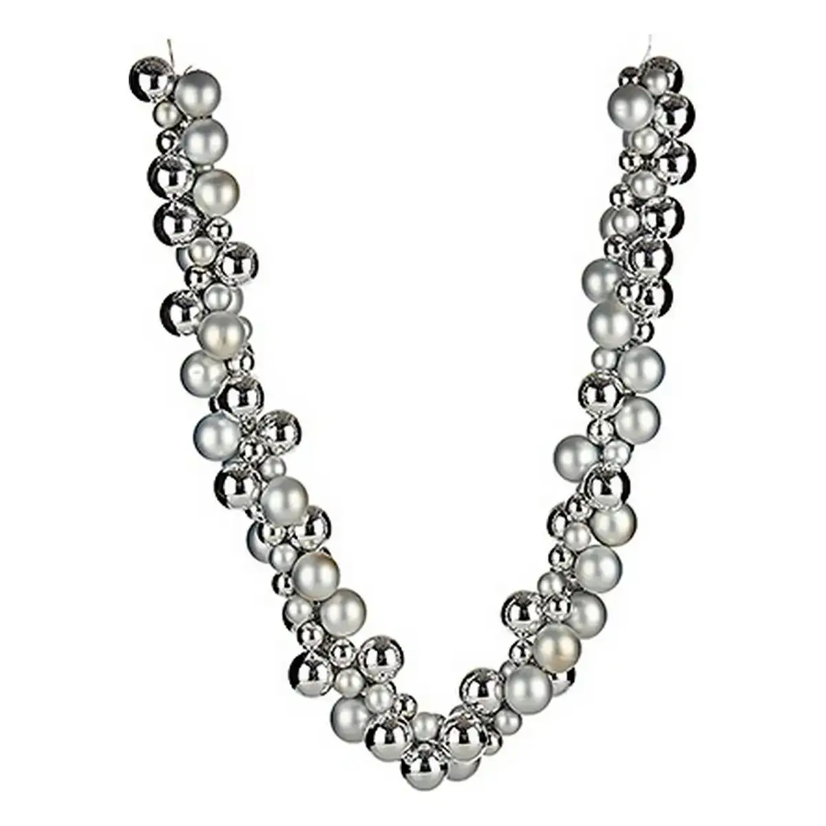 Guirlande de noel argente pvc_5037. DIAYTAR COTE D'IVOIRE - Votre Destination pour un Shopping Réfléchi. Découvrez notre gamme variée et choisissez des produits qui correspondent à vos valeurs et à votre style de vie.