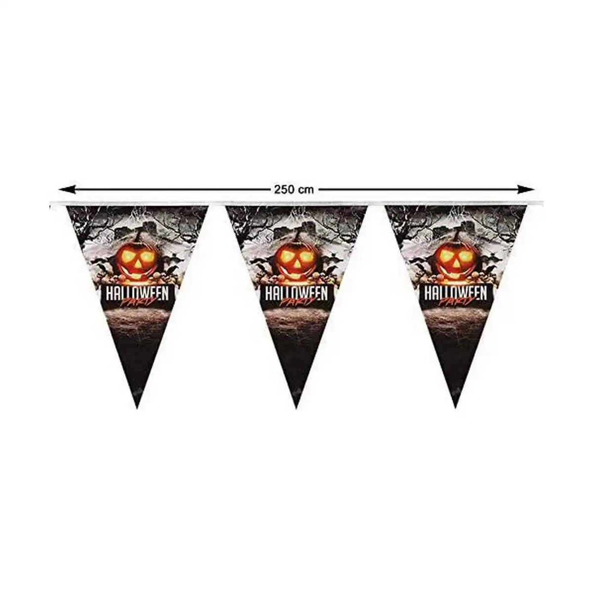 Guirlande halloween citrouille 250 cm multicouleur_3002. DIAYTAR COTE D'IVOIRE - Votre Destination pour un Shopping Éclairé. Parcourez notre boutique en ligne pour découvrir des produits de qualité qui embelliront votre quotidien.