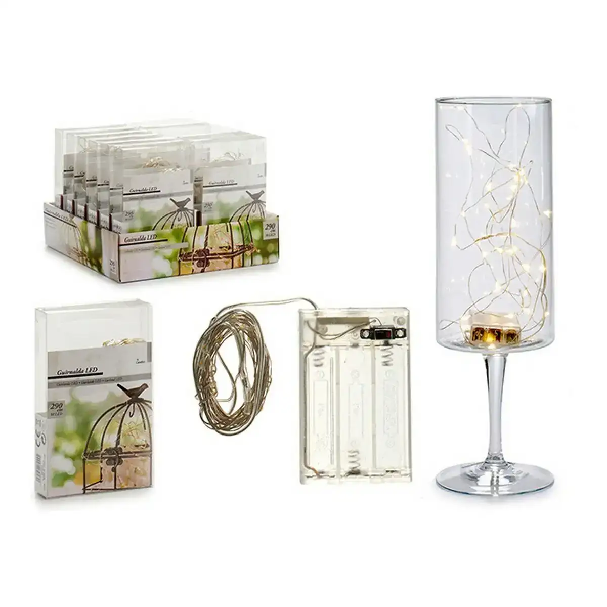 Guirlande lumineuse led transparent 290 cm _4610. DIAYTAR COTE D'IVOIRE - L'Art de Vivre le Shopping en Ligne. Découvrez notre plateforme intuitive et trouvez des produits qui vous inspirent et vous enchantent, à chaque clic.
