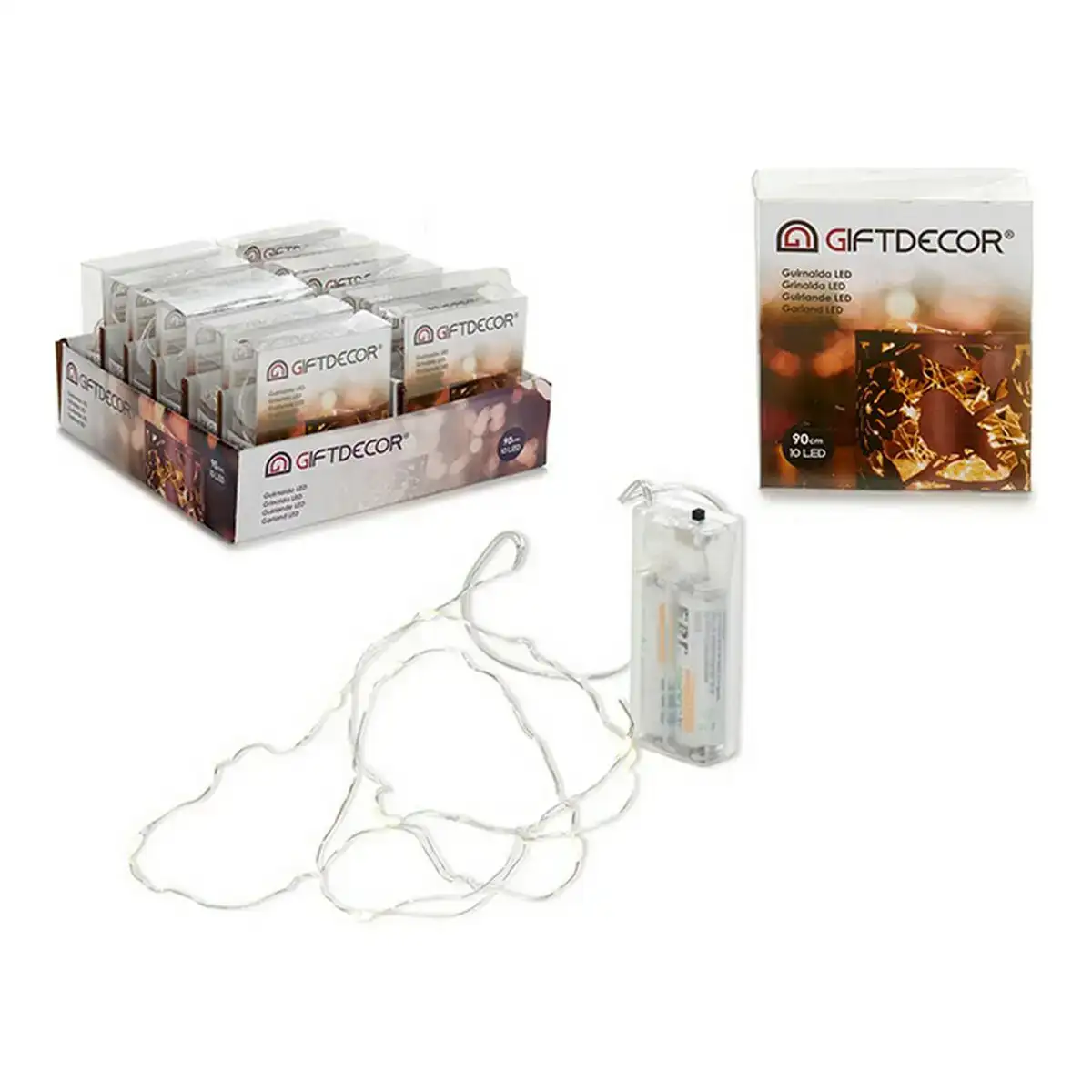 Guirlande lumineuse led transparent 90 cm _3911. Entrez dans l'Univers de DIAYTAR COTE D'IVOIRE - Où l'Élégance et la Variété se Rencontrent. Parcourez notre catalogue pour dénicher des articles qui ajoutent une touche d'élégance à votre vie.