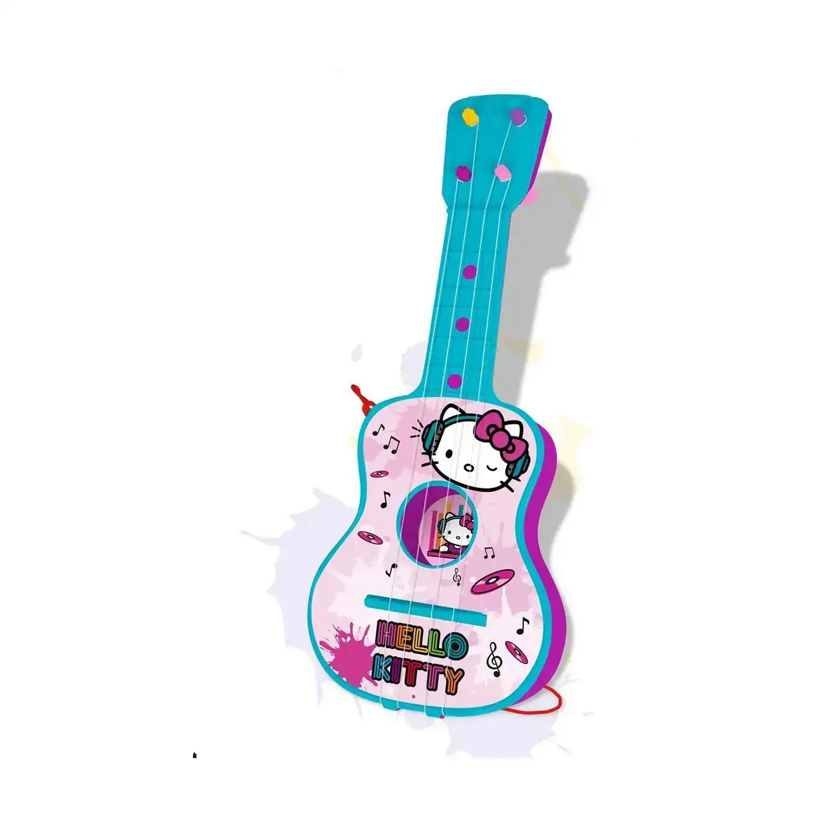 Guitare pour enfant hello kitty bleu rose 4 cordes_6194. DIAYTAR COTE D'IVOIRE - Là où Chaque Achat a du Sens. Explorez notre gamme et choisissez des produits qui racontent une histoire, du traditionnel au contemporain.