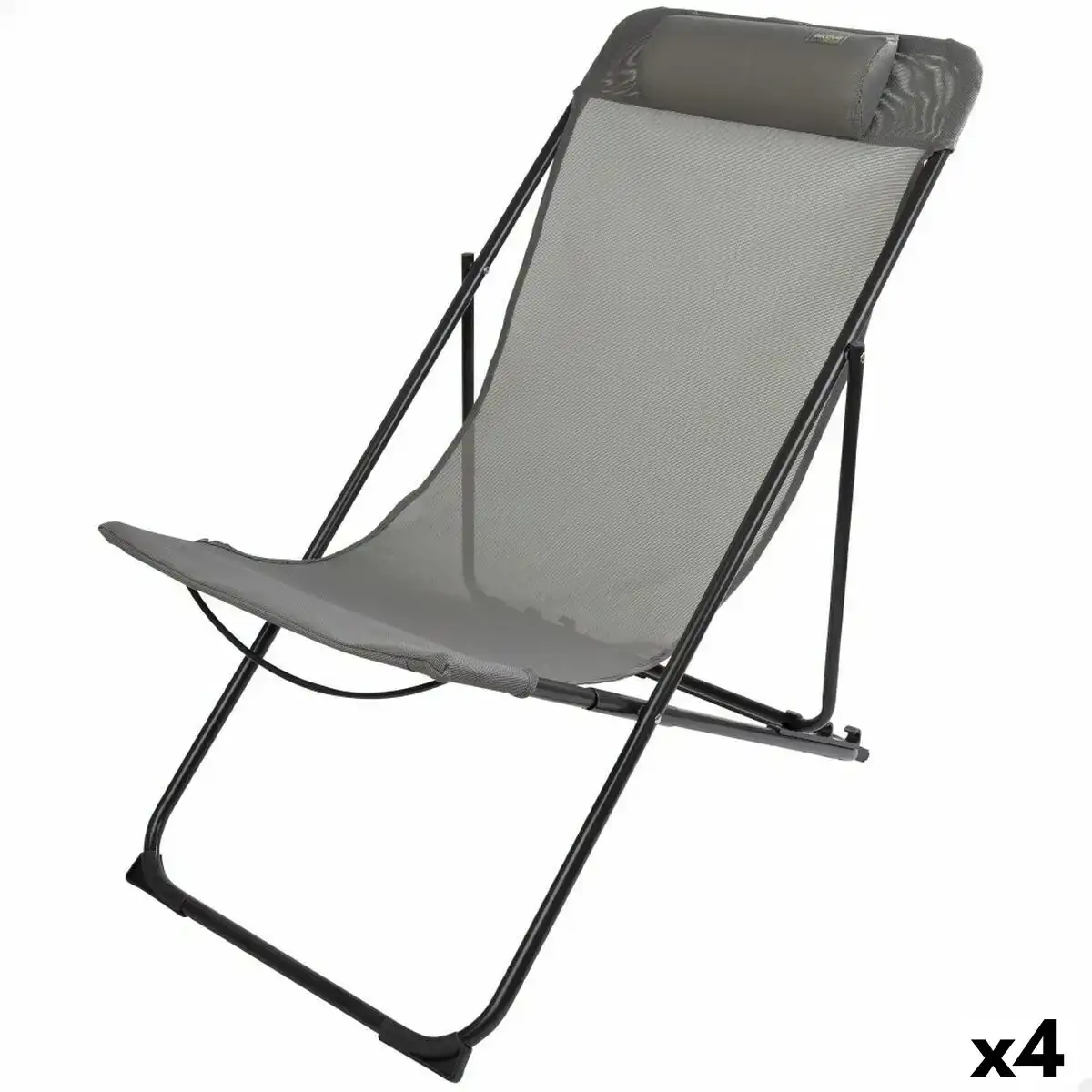 Hamac pliant aktive gris 52 x 87 x 77 cm 4 unites _4953. DIAYTAR COTE D'IVOIRE - Où le Shopping est un Plaisir Engagé. Parcourez notre catalogue et choisissez des produits qui respectent vos valeurs et vos attentes.