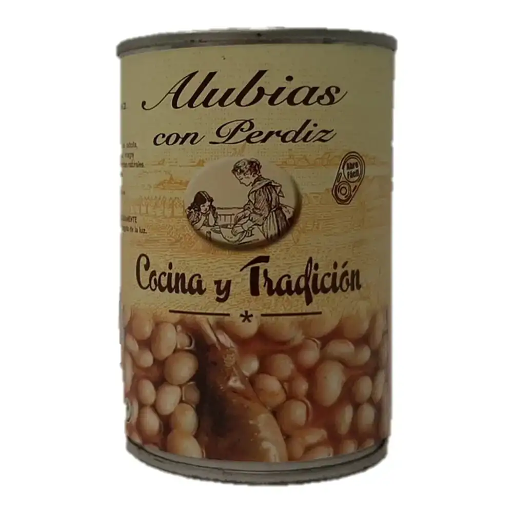 Haricots avec perdrix cocina y tradicion 390 g _6760. Bienvenue sur DIAYTAR COTE D'IVOIRE - Votre Destination Shopping à la Côte d'Ivoireaise. Explorez notre boutique en ligne et découvrez une gamme variée de produits qui capturent l'esprit du Côte d'Ivoire.