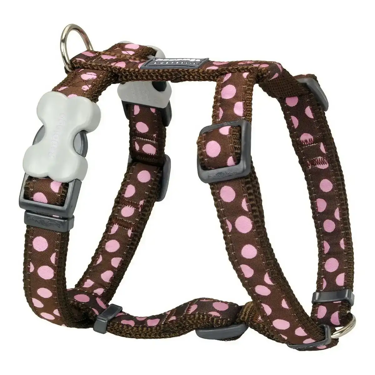 Harnais pour chien red dingo style rose pois 46 76 cm_9358. DIAYTAR COTE D'IVOIRE - Là où le Shopping Devient une Expérience. Naviguez à travers notre catalogue diversifié et découvrez des produits qui ajoutent de la couleur et de la passion à votre vie.