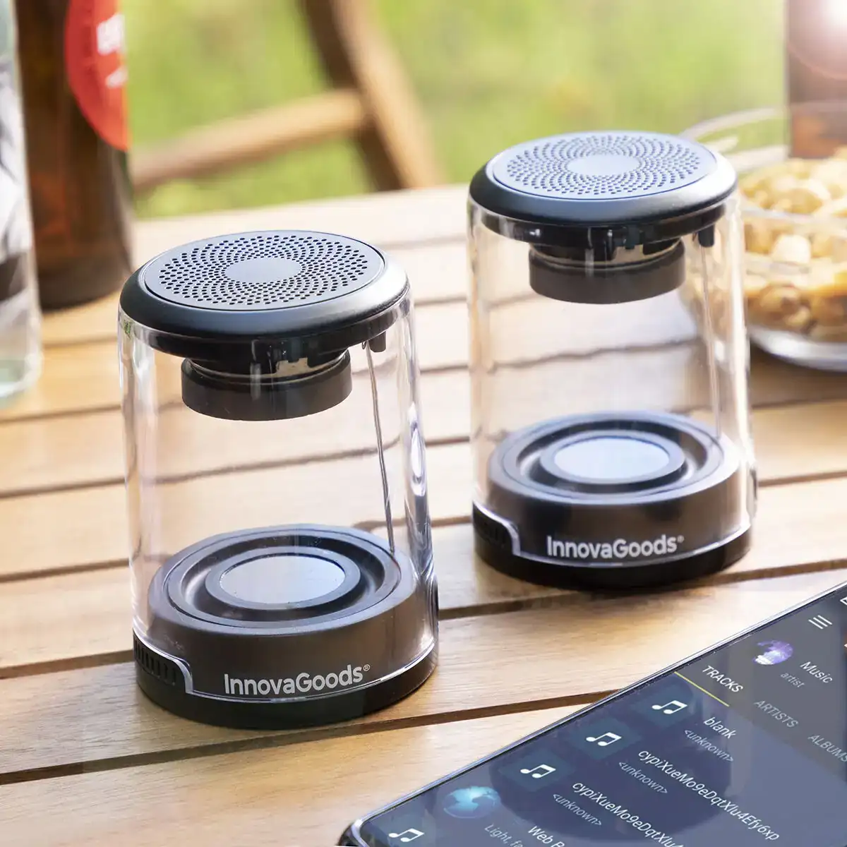 Haut parleurs magnetiques rechargeables sans fil waveker innovagoods pack de 2 unites reconditionne c _5867. Entrez dans l'Univers de DIAYTAR COTE D'IVOIRE - Où la Tradition S'unit à la Modernité. Explorez notre sélection pour trouver des produits qui allient héritage et innovation.