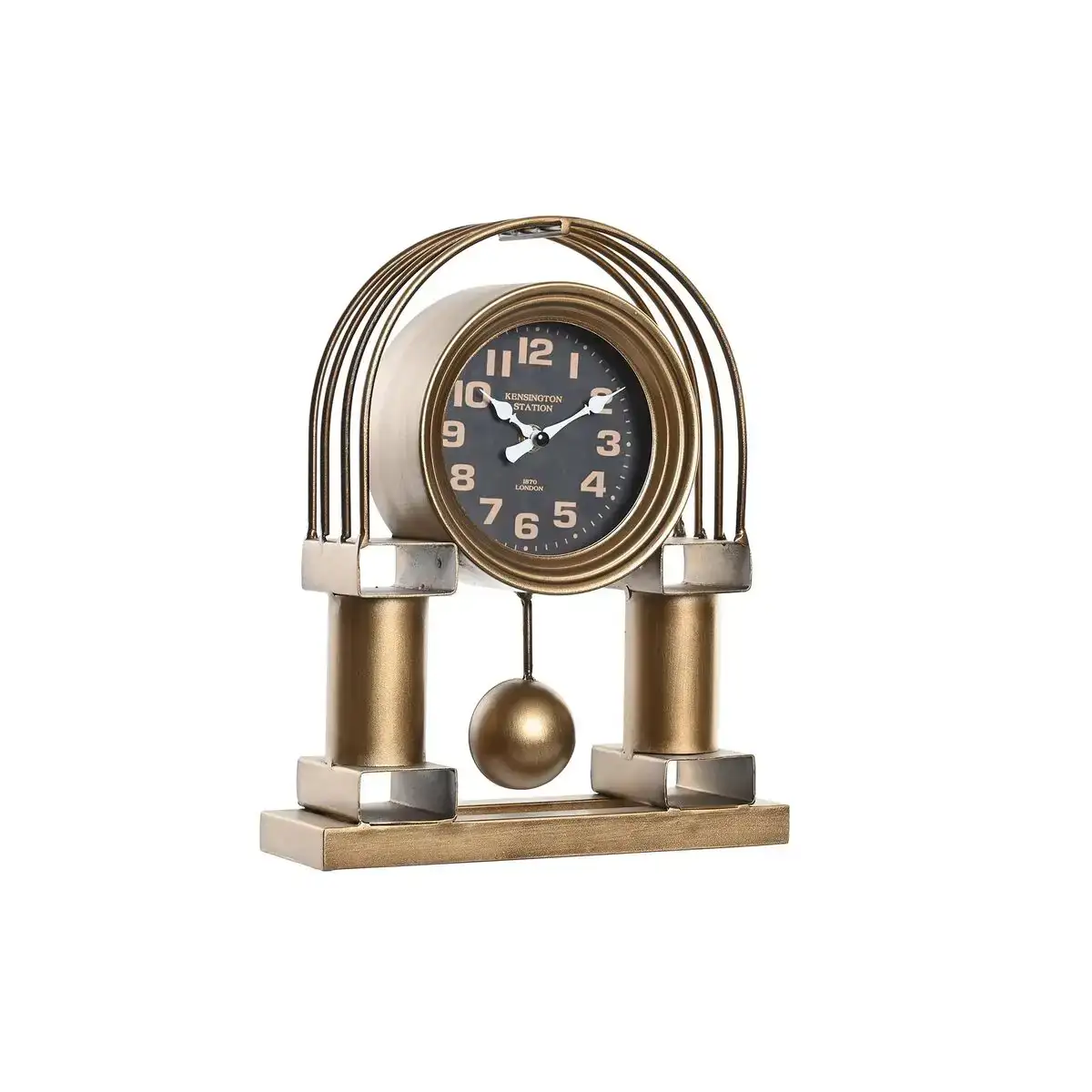 Horloge de table dkd home decor 25 x 8 x 31 cm verre noir dore fer traditionnel_3962. DIAYTAR COTE D'IVOIRE - Votre Destination Shopping Incontournable. Parcourez nos rayons virtuels et trouvez des articles qui répondent à tous vos besoins, du quotidien à l'exceptionnel.