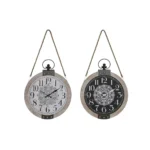 Horloge de table dkd home decor 40 x 6 5 x 46 cm noir blanc fer mandala bois mdf 2 unites _1348. DIAYTAR COTE D'IVOIRE - Votre Destination Shopping d'Exception. Parcourez nos rayons virtuels et choisissez des produits qui incarnent l'excellence et la diversité.