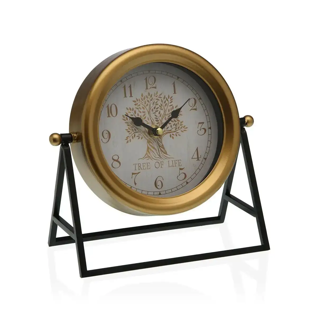 Horloge de table versa arbre blanc 11 x 15 x 15 cm metal_7161. DIAYTAR COTE D'IVOIRE - Votre Paradis Shopping au Cœur du Côte d'Ivoire. Explorez notre boutique en ligne et découvrez des produits conçus pour enchanter chaque aspect de votre vie.
