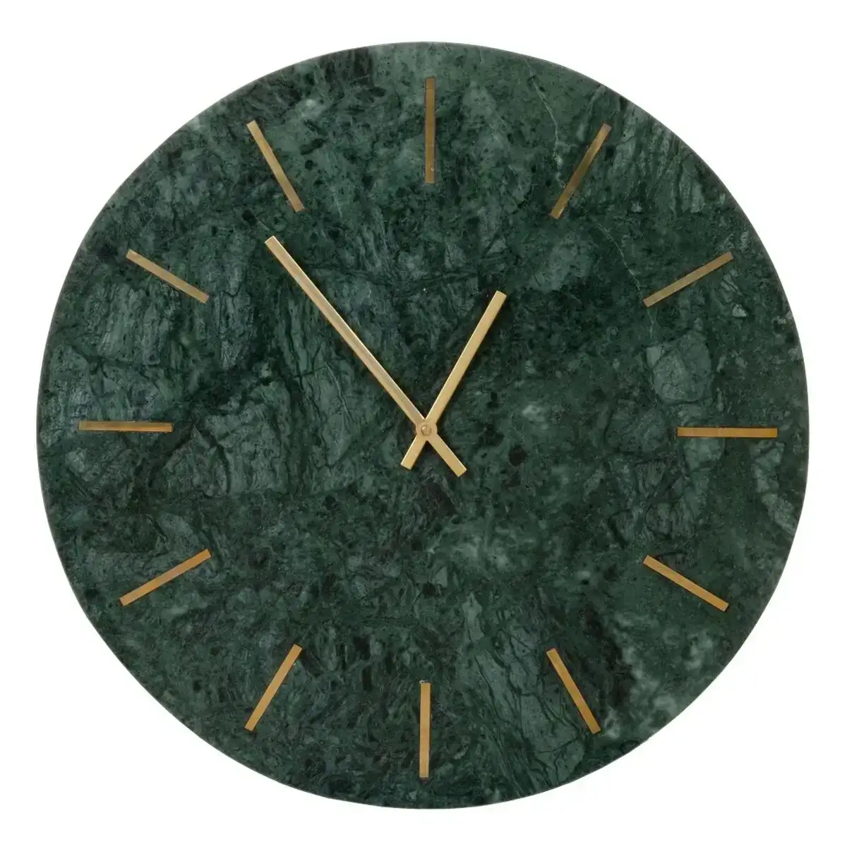 Horloge murale 41 x 2 x 41 cm vert marbre_4516. DIAYTAR COTE D'IVOIRE - Là où Chaque Produit a son Propre Éclat. Explorez notre boutique en ligne et trouvez des articles qui ajoutent de la brillance à votre quotidien.