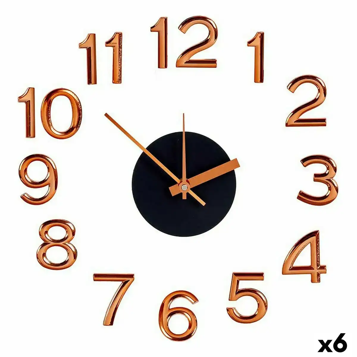 Horloge murale adhesif bronze abs eva o 35 cm 6 unites _8139. Entrez dans l'Univers de DIAYTAR COTE D'IVOIRE - Votre Destination de Shopping Complète. Découvrez des produits qui reflètent la diversité et la richesse culturelle du Côte d'Ivoire, le tout à portée de clic.